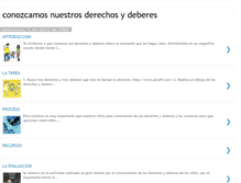 Tablet Screenshot of conozcamosnuestrosderechosydeberes.blogspot.com