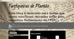 Desktop Screenshot of fanfiqueiras.blogspot.com