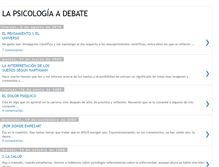 Tablet Screenshot of lapsicologiaadebate.blogspot.com