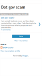 Mobile Screenshot of dotgovscam.blogspot.com