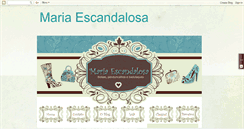 Desktop Screenshot of bolsasmariaescandalosa.blogspot.com