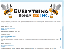 Tablet Screenshot of everythinghoneybeeinc.blogspot.com