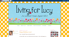 Desktop Screenshot of lucyshopeforacure.blogspot.com