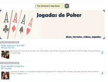Tablet Screenshot of jogadasdepoker.blogspot.com
