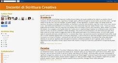 Desktop Screenshot of incontriscritturacreativa.blogspot.com