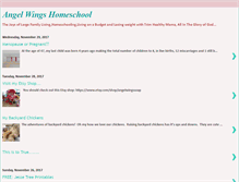 Tablet Screenshot of angelwingshomeschool.blogspot.com