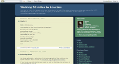 Desktop Screenshot of 50milestolourdes.blogspot.com