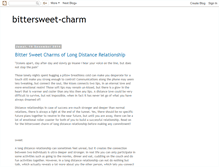 Tablet Screenshot of bittersweet-charm.blogspot.com