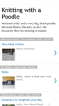 Mobile Screenshot of knittingwithapoodle.blogspot.com