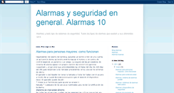 Desktop Screenshot of alarmas10.blogspot.com