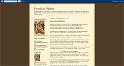 Desktop Screenshot of freedomfighter09.blogspot.com