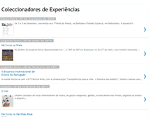 Tablet Screenshot of coleccionadoresdeexperiencias.blogspot.com