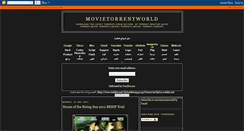 Desktop Screenshot of movietorrentworld.blogspot.com