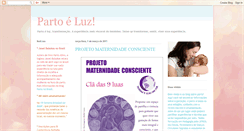 Desktop Screenshot of partoeluz.blogspot.com
