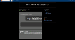 Desktop Screenshot of celebrityhoroscopes.blogspot.com