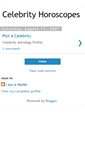 Mobile Screenshot of celebrityhoroscopes.blogspot.com