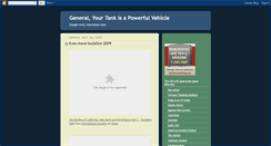 Desktop Screenshot of generalyourtankisapowerfulvehicle.blogspot.com