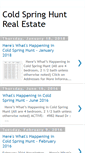 Mobile Screenshot of coldspringhunt.blogspot.com