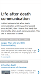 Mobile Screenshot of lifeafterdeathcommunication.blogspot.com