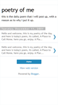 Mobile Screenshot of mypoems.blogspot.com