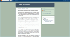 Desktop Screenshot of citizenjournalism-issues.blogspot.com