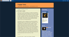 Desktop Screenshot of engagedaily.blogspot.com