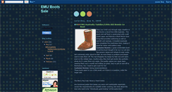 Desktop Screenshot of emu-boots-sale.blogspot.com