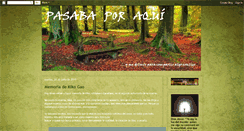 Desktop Screenshot of pasabaporaquiamigos.blogspot.com