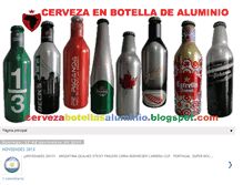 Tablet Screenshot of cervezabotellasaluminio.blogspot.com