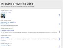 Tablet Screenshot of genevievesbustleandflow.blogspot.com