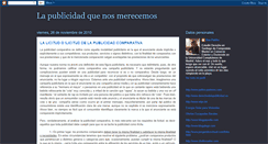 Desktop Screenshot of lapublicidadquenosmerecemos.blogspot.com