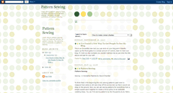 Desktop Screenshot of pattern-sewing.blogspot.com
