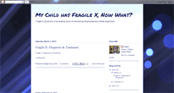 Desktop Screenshot of mychildhasfragilexnowwhat.blogspot.com