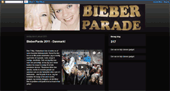 Desktop Screenshot of bieberparadedk.blogspot.com