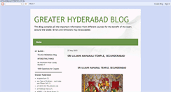 Desktop Screenshot of my-greater-hyderabad.blogspot.com