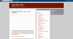 Desktop Screenshot of angryblackvoter.blogspot.com