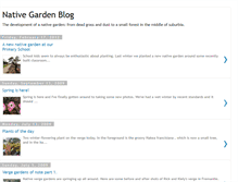 Tablet Screenshot of nativegardenblog.blogspot.com