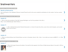 Tablet Screenshot of brainwarriors.blogspot.com
