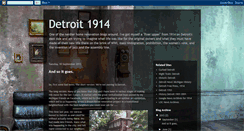 Desktop Screenshot of detroit1914.blogspot.com