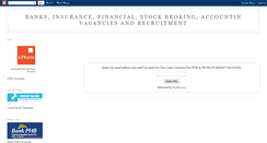 Desktop Screenshot of bankingandfinancejobs.blogspot.com