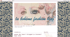 Desktop Screenshot of bloglaboheme.blogspot.com