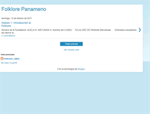 Tablet Screenshot of folklorepanameno.blogspot.com
