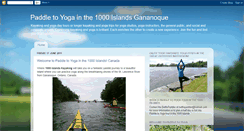 Desktop Screenshot of paddletoyoga.blogspot.com
