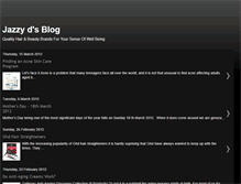 Tablet Screenshot of jazzyds-hair-salon.blogspot.com