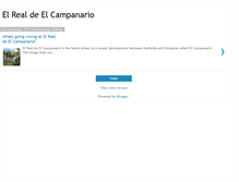 Tablet Screenshot of elrealdeelcampanario.blogspot.com