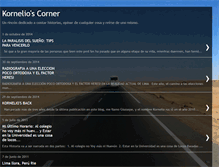 Tablet Screenshot of kornelioscorner.blogspot.com