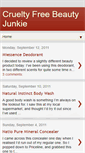 Mobile Screenshot of crueltyfreebeautyjunkie.blogspot.com