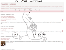 Tablet Screenshot of nascerporinstinto.blogspot.com