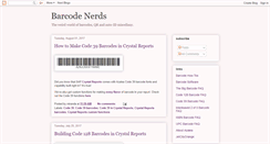 Desktop Screenshot of barcodenerds.blogspot.com
