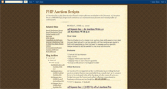 Desktop Screenshot of ajauctionscript.blogspot.com